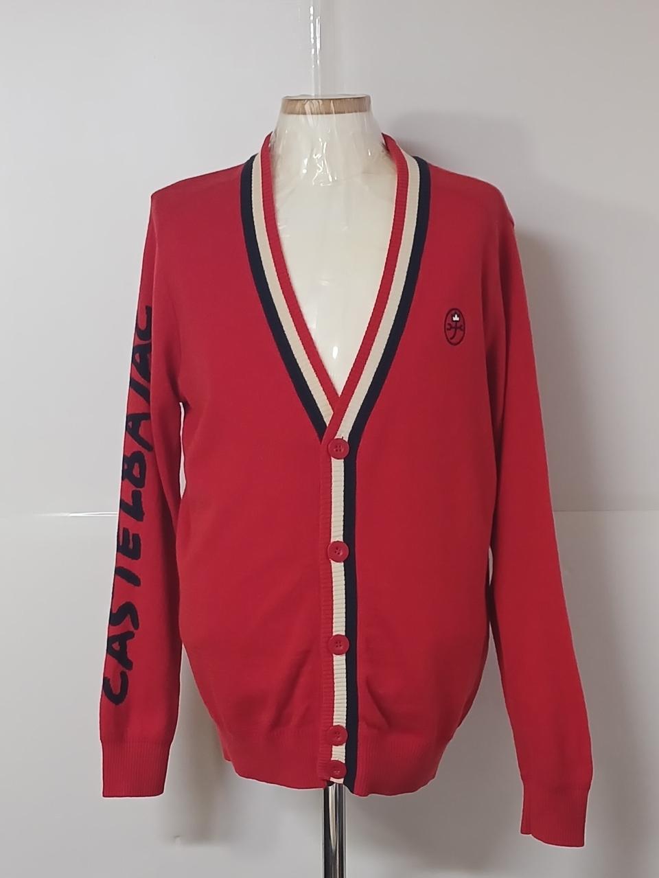 95)까스텔바작 골프웨어 니트 가디건