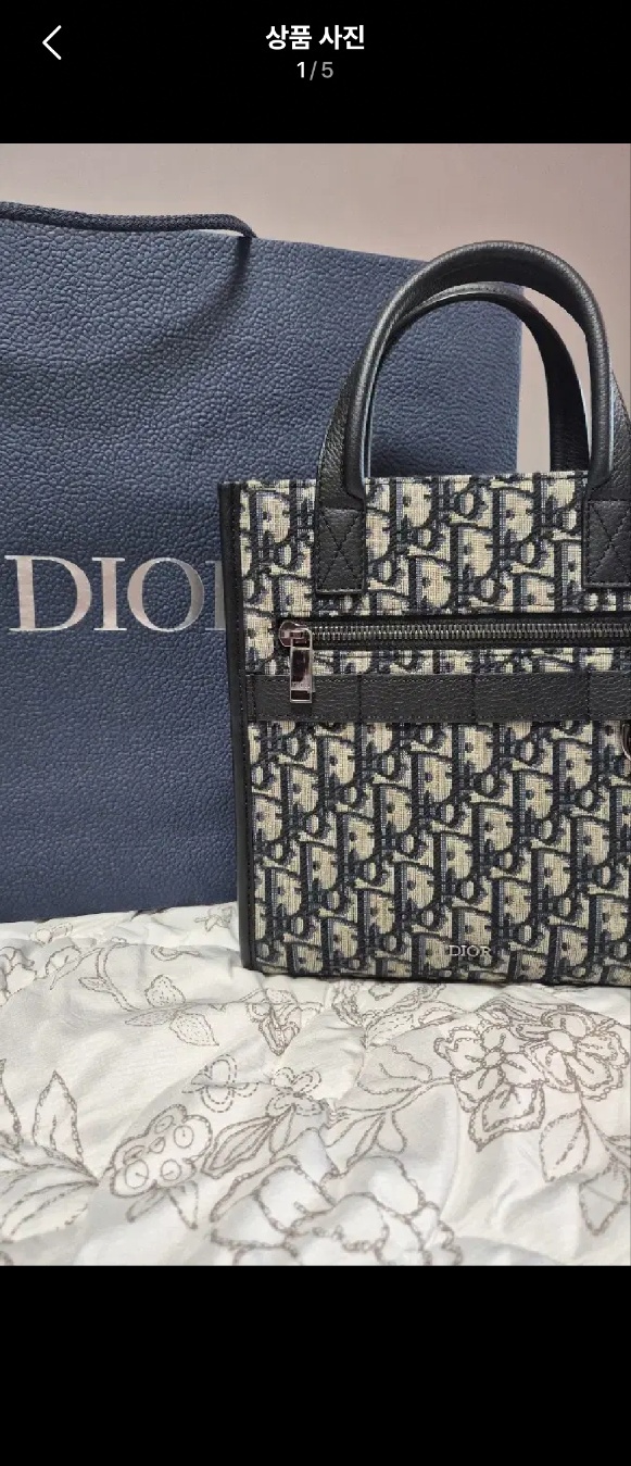 디올 오블리크 새들벨트백