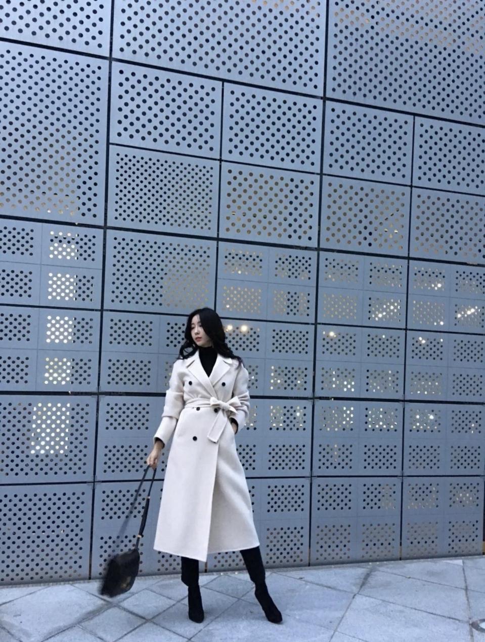 더블롱 핸드메이드 코트 새상품