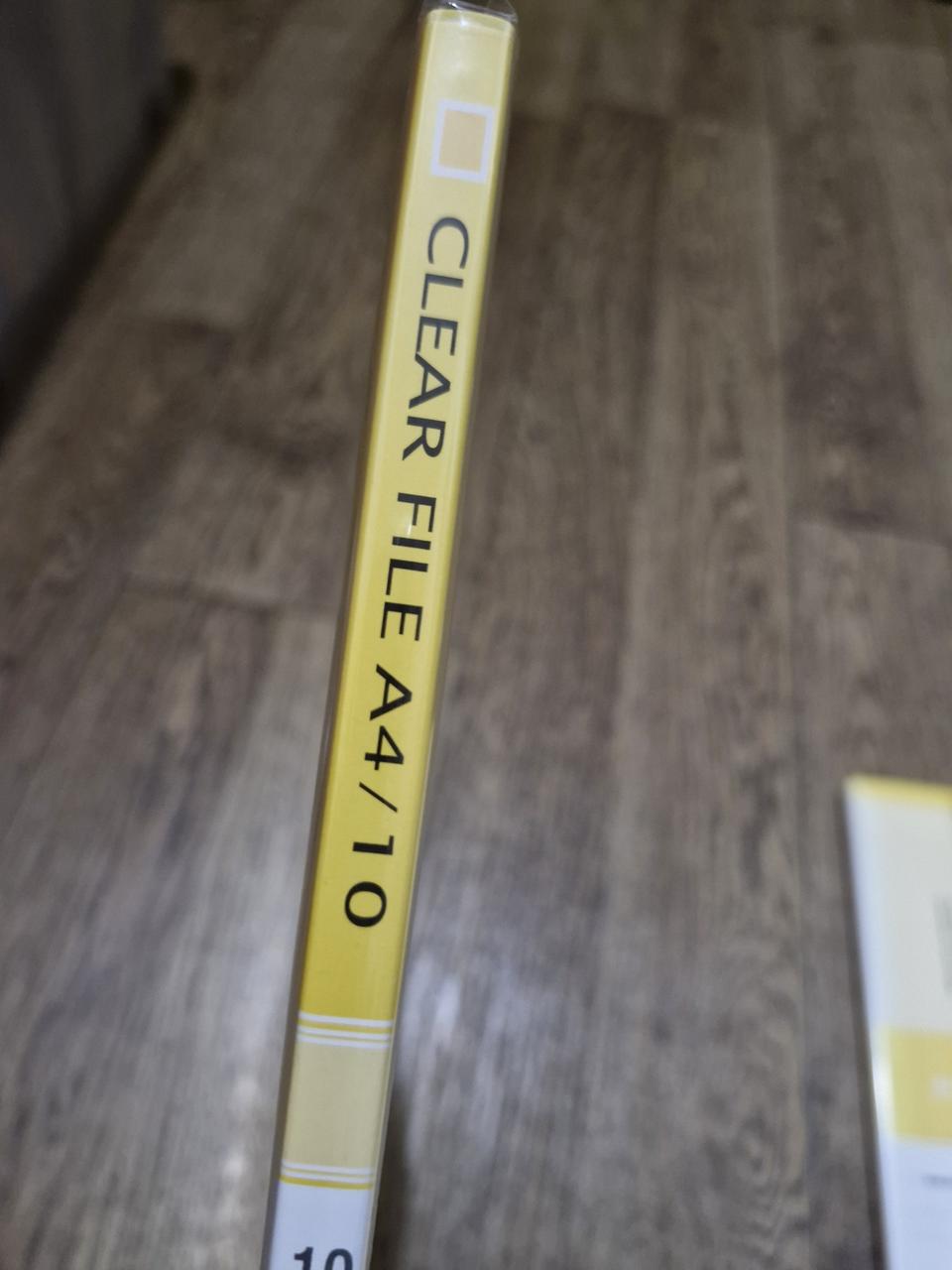 10매 A4 파일 (노란색/노랑색)