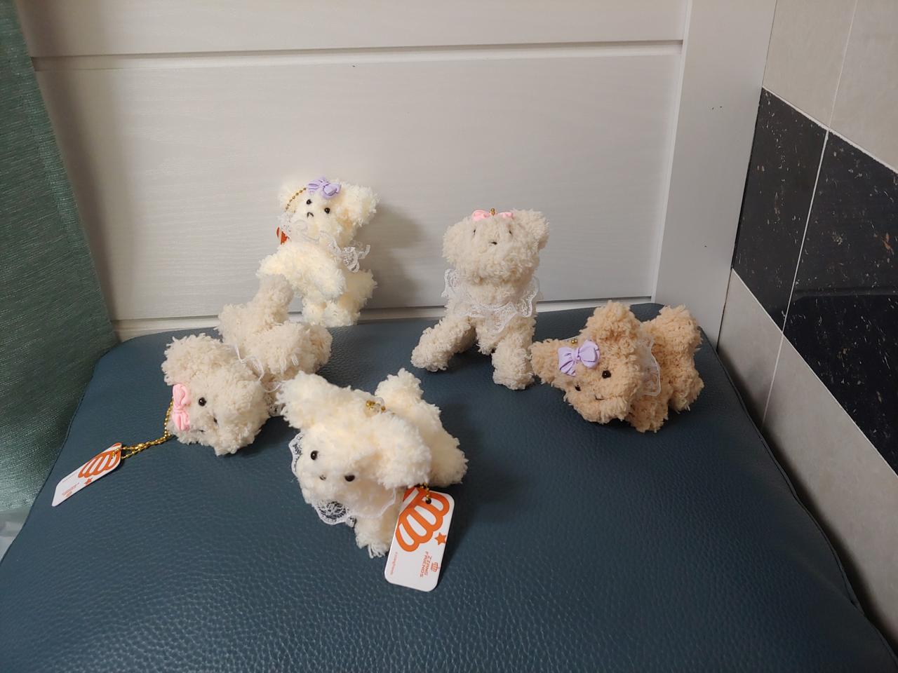 퍼피 강아지 멍멍이 키체인 키링 가방고리 인형 새거 팔아요