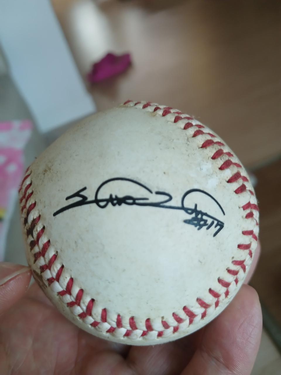 박찬호 추신수 박재홍 싸인볼