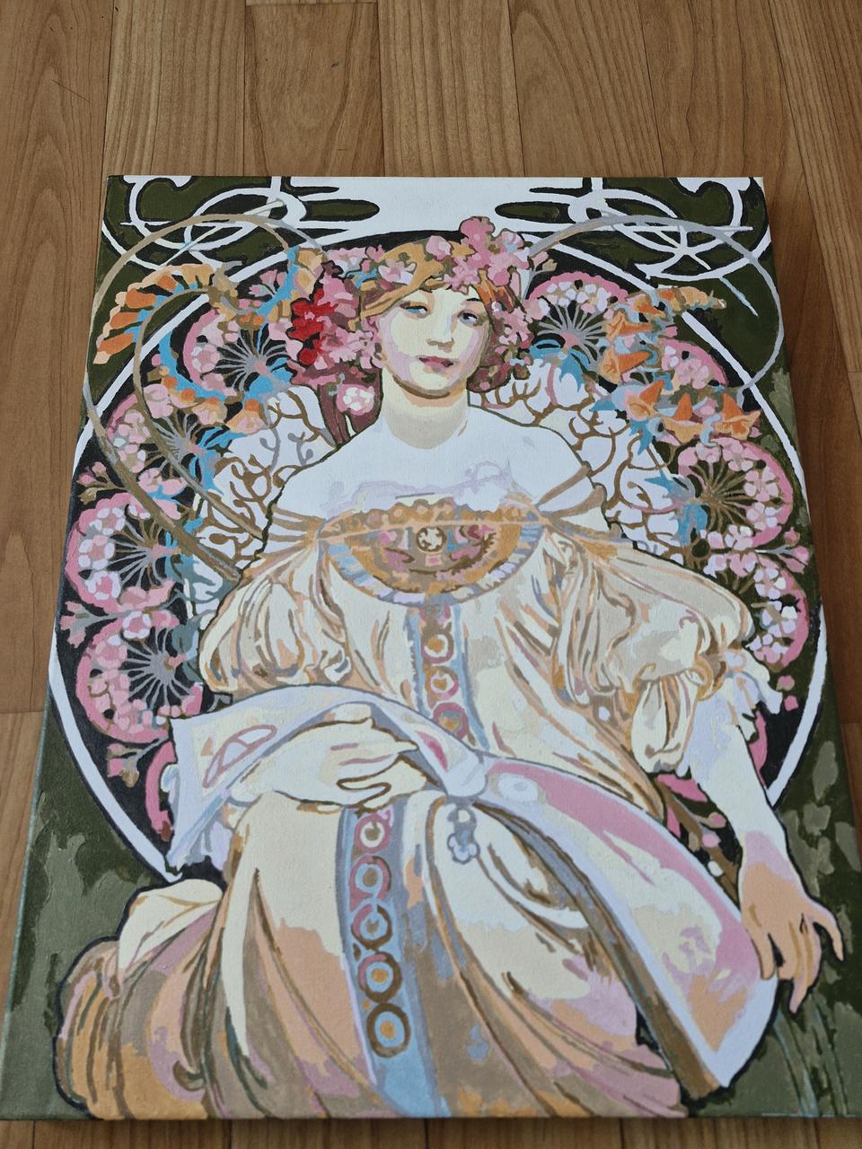 그림 유화 중형 인테리어 소품 (여인)