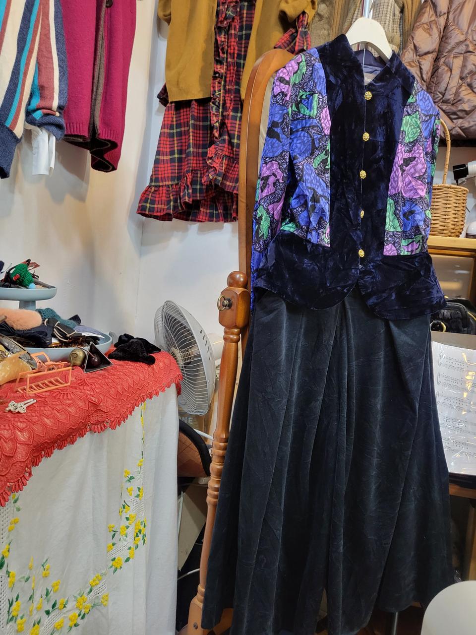 벨벳실크자켓(수입)