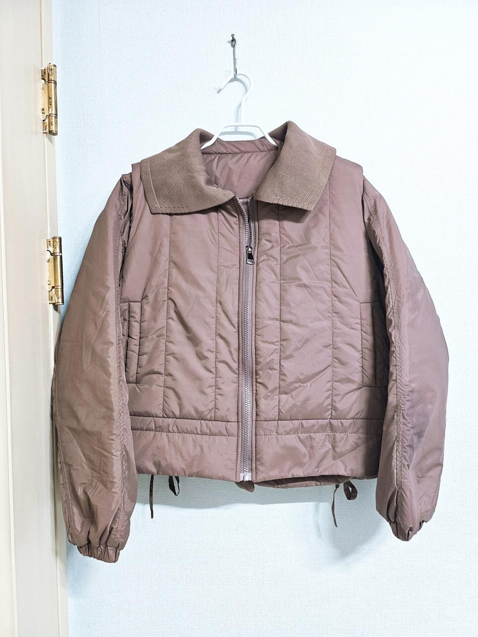 새상품♥경량 패딩 조끼세트♥66-77 루즈핏