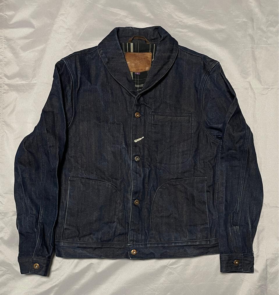 prps 생지 셀비지 데님 숄자켓  L 재팬 일본