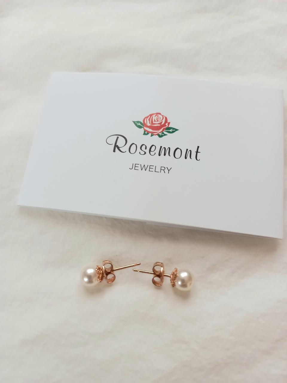 택포)로즈몽 진주귀걸이 (실버)