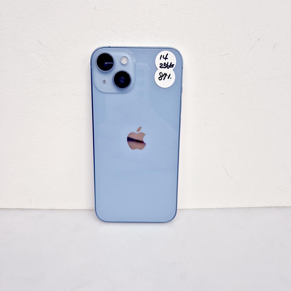 아이폰14 256G 87% S 블루 상태굿 60만#중고폰