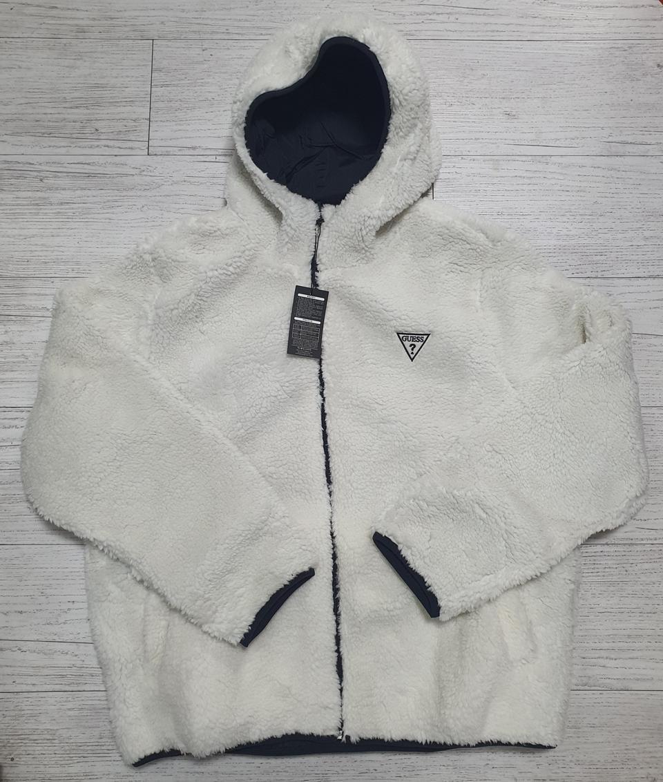 GUESS 게스 리버시블 양털점퍼 XXL 새상품 정품 무료배송 네고불