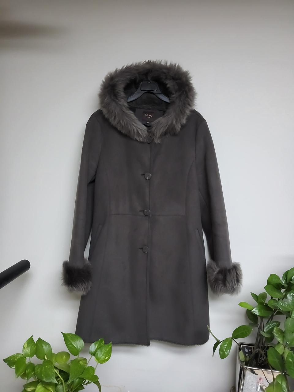 로보 천연모피 무스탕 여 55