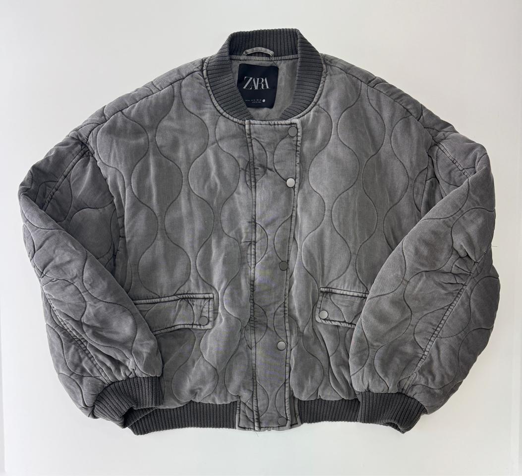 자라 우먼스 패딩 면자켓