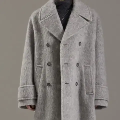 [메종미네드] 알파카 더블브레스트 코트