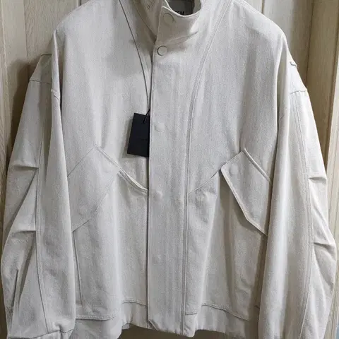 [시스템옴므] SYSTEM 하이넥 쉘파카 점퍼<오트밀색>