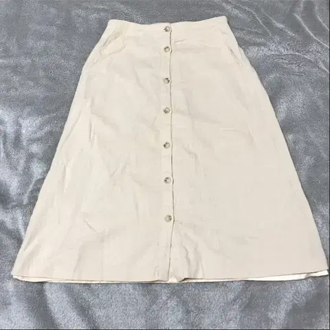미쏘 리넨 스커트 아이보리 24사이즈