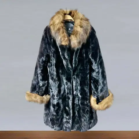 진도모피 Klever 폭스퍼 밍크 100% 코트