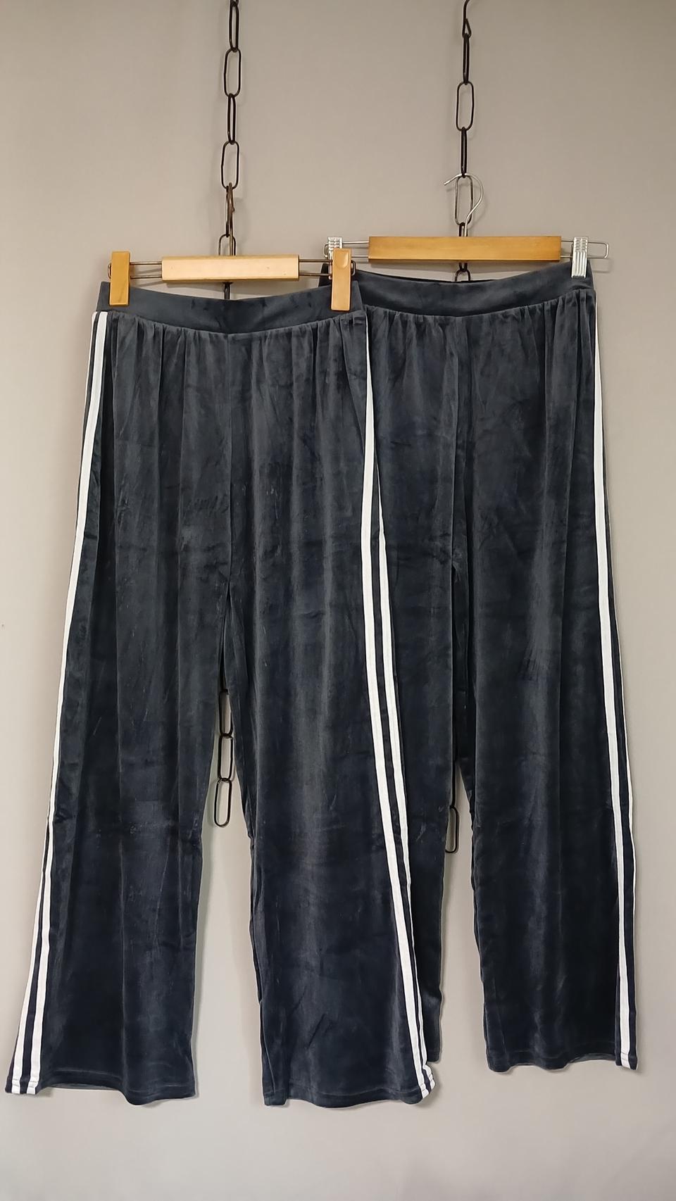 ❤두줄벨벳일자바지