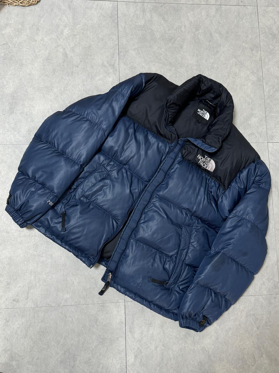 노스페이스 700 눕시 남색 패딩