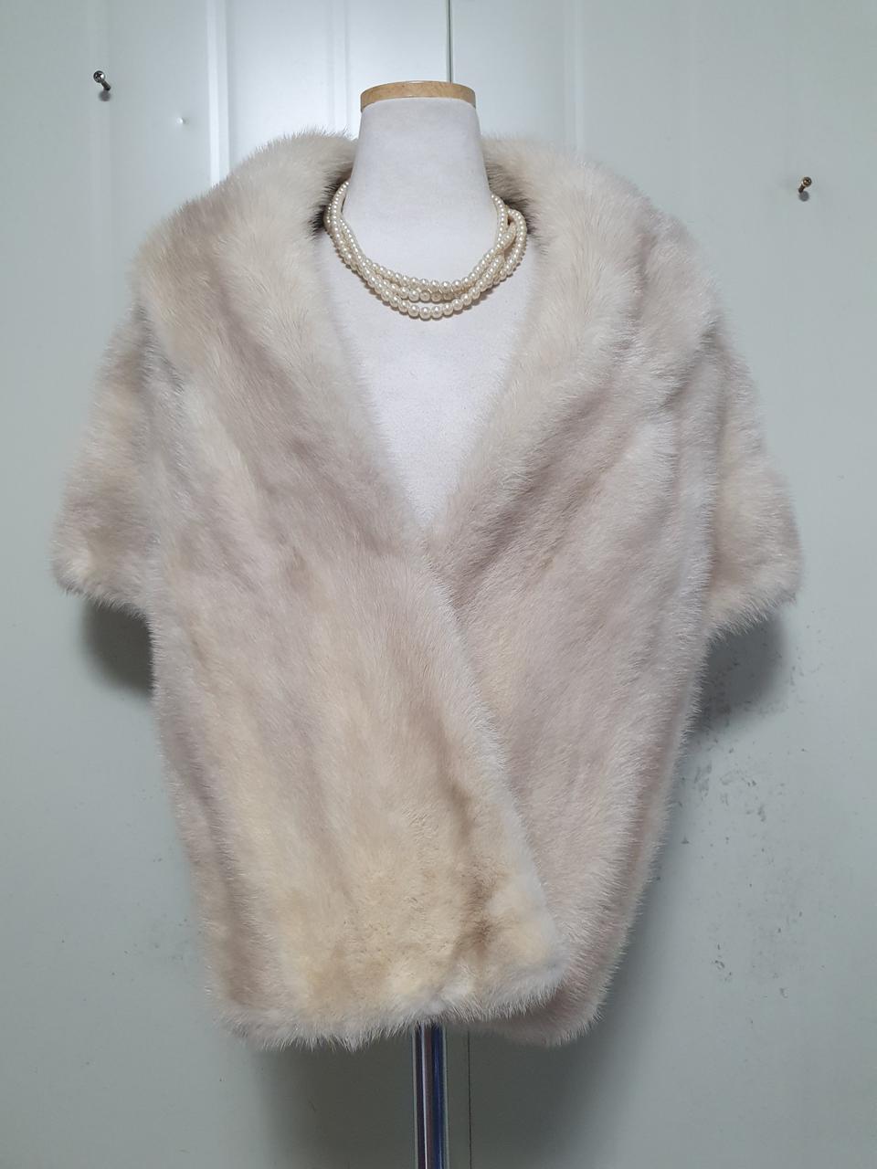 ALASKA FUR 알래스카 밍크 숄.코트.모피