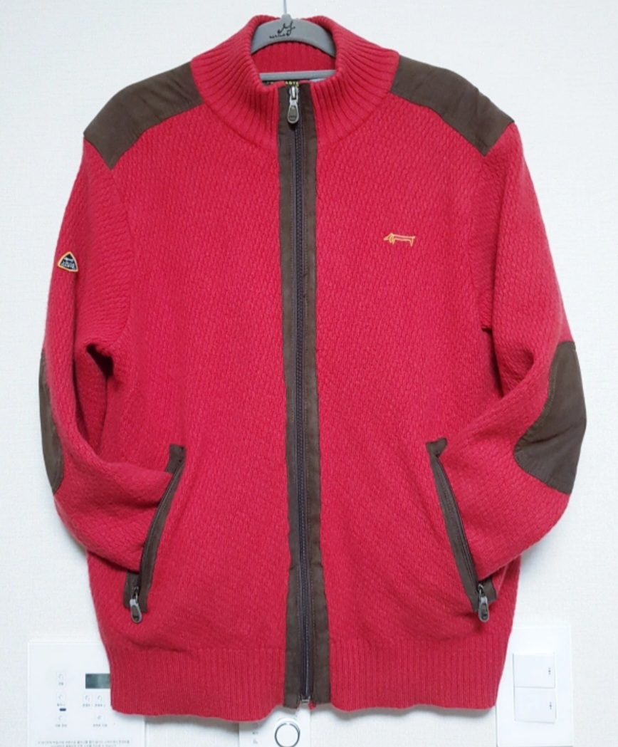 루이까스텔 스웨터 울 니트 집업 쟈켓 95~100