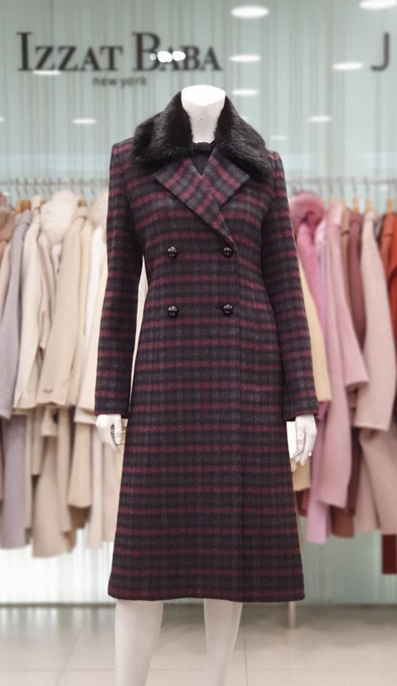 지고트 밍크카라 알파카 코트(55, 새옷컨디션)