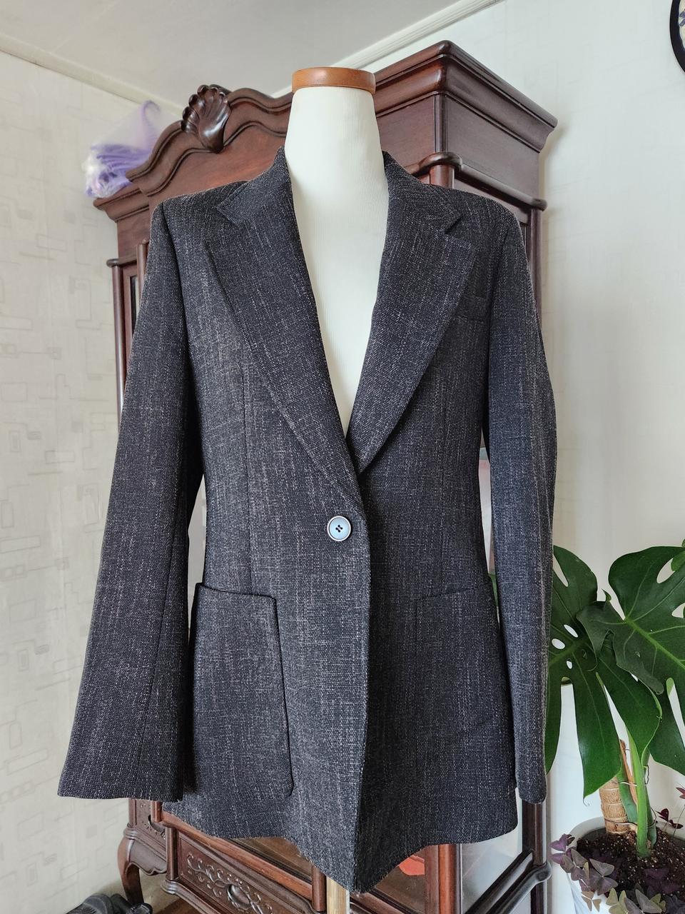 에셀리아 트위즈재질자켓