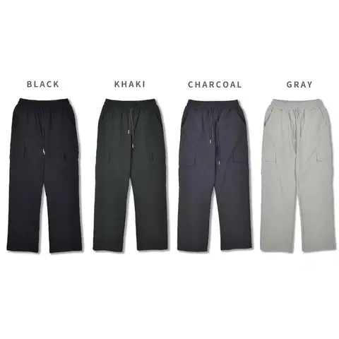 스판 카고밴딩 세미 와이드 팬츠 (M-3XL)