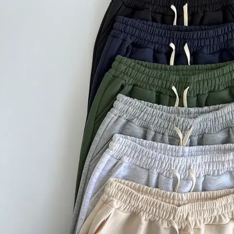 1+1 조거,와이드 기모 밴딩팬츠 M-3XL