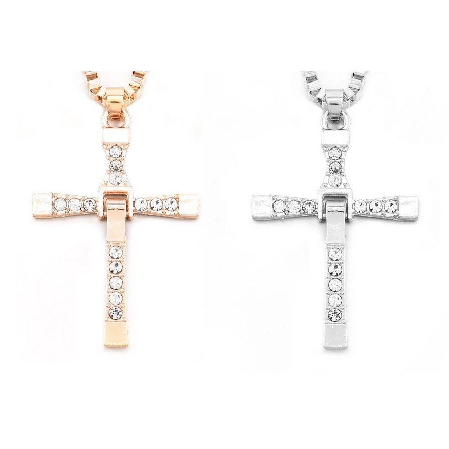 새 랜덤 발송 십자가 다이아몬드 목걸이 패션 액세서리 쥬얼리