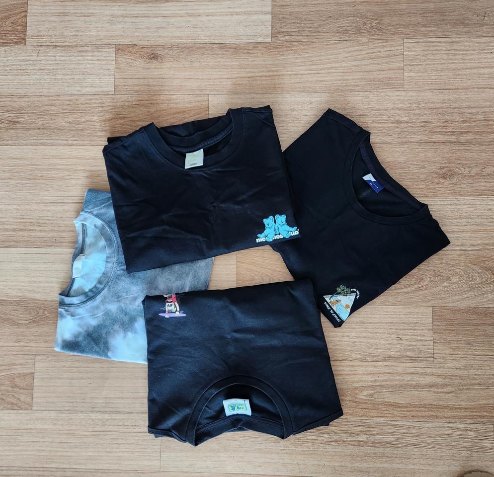 브랜드티셔츠4장일괄