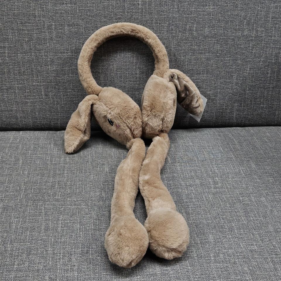 누르면 귀 올라가는 털 귀마개