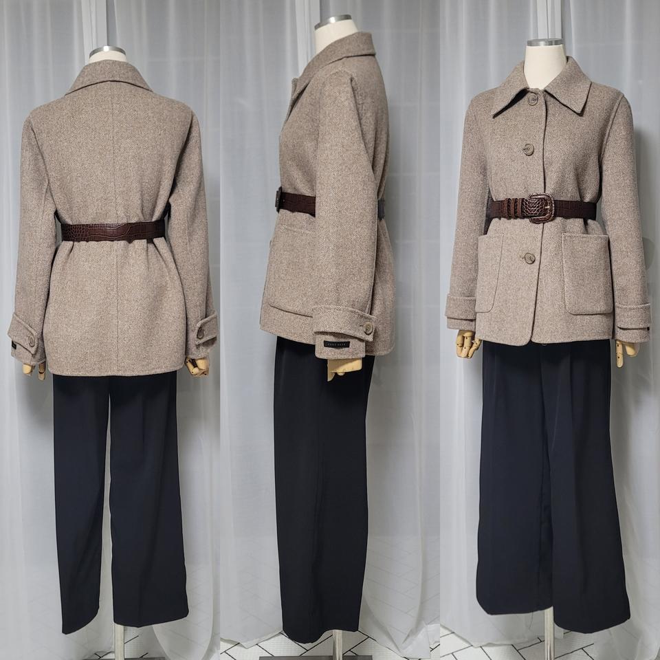 송지오 핸드메이드 울자켓