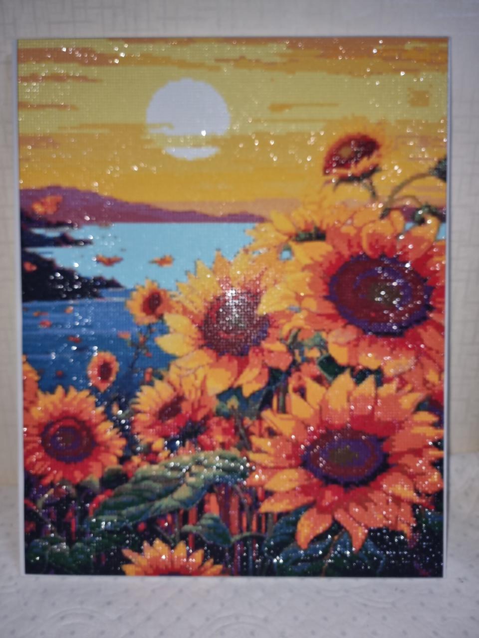 보석십자수완성품