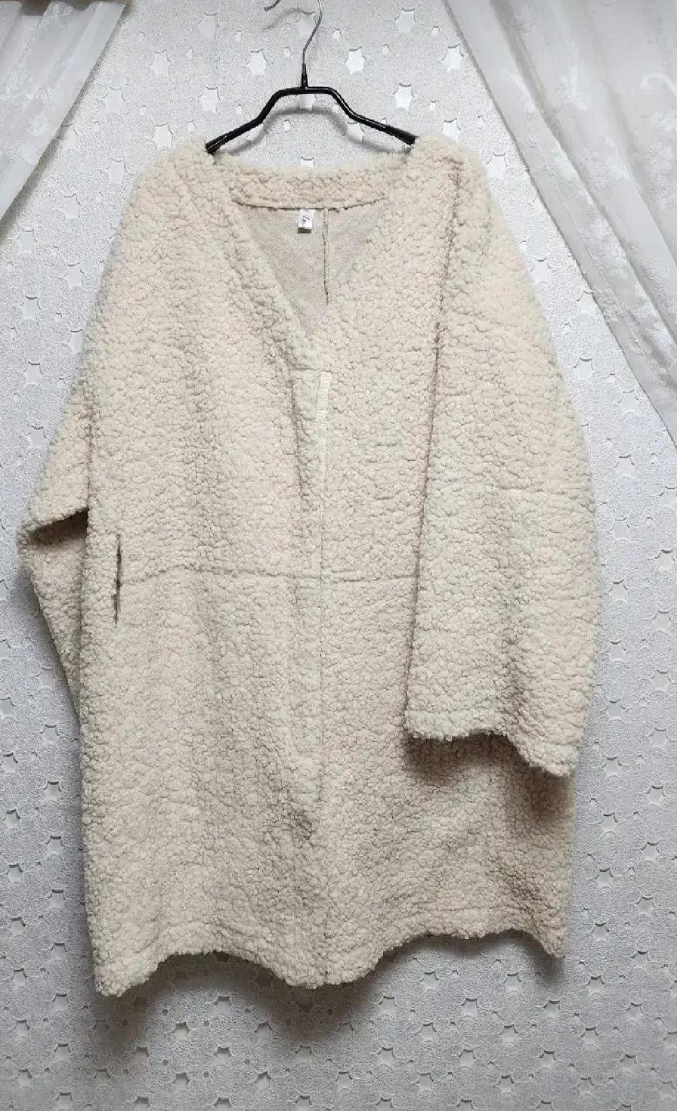 뽀글이 롱코트 새상품 빅사이즈