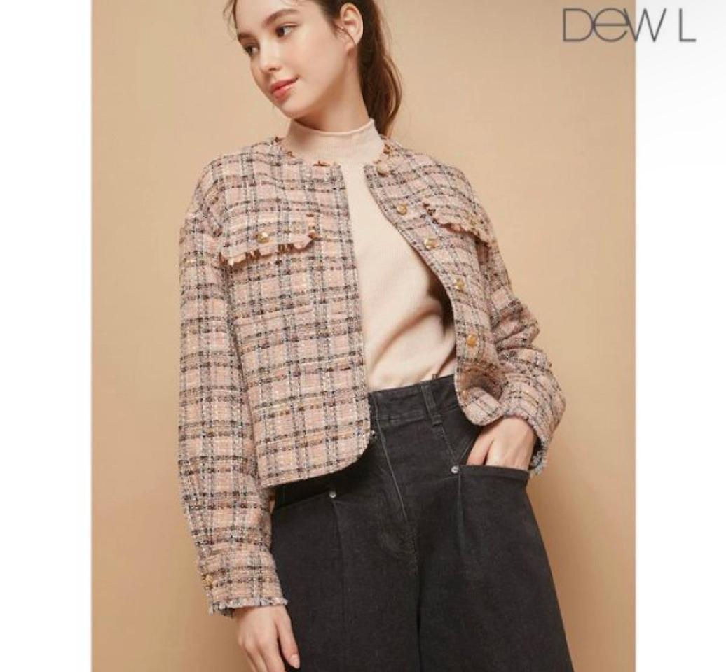 듀엘 트위드 자켓