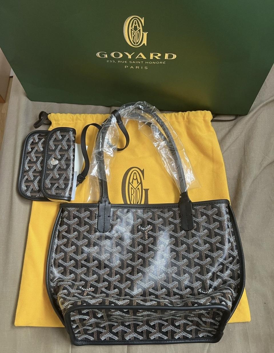 고야드 미니 앙주 블랙