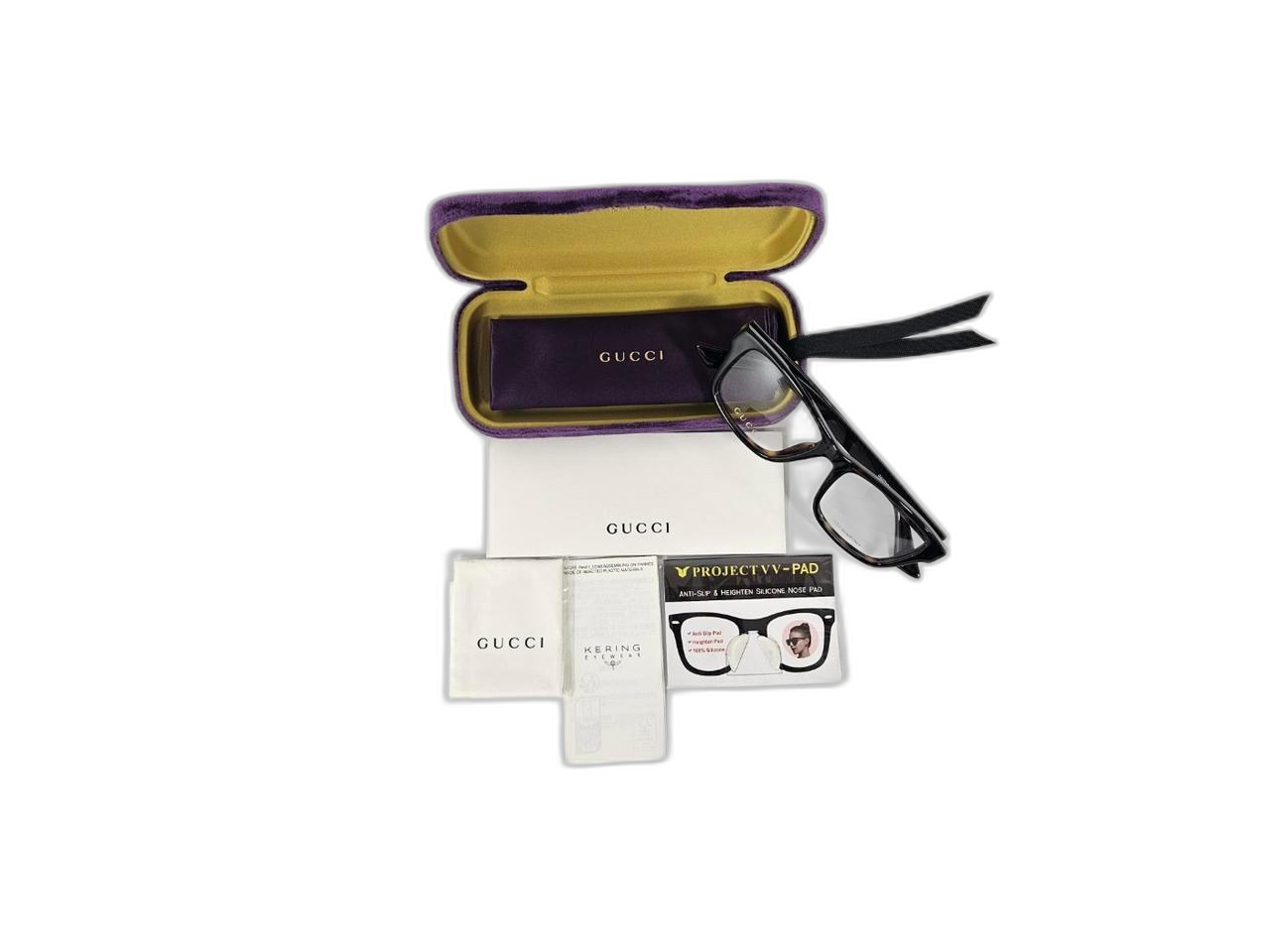 구찌 명품 아시안핏 사각 뿔테 안경테[새상품/정품]