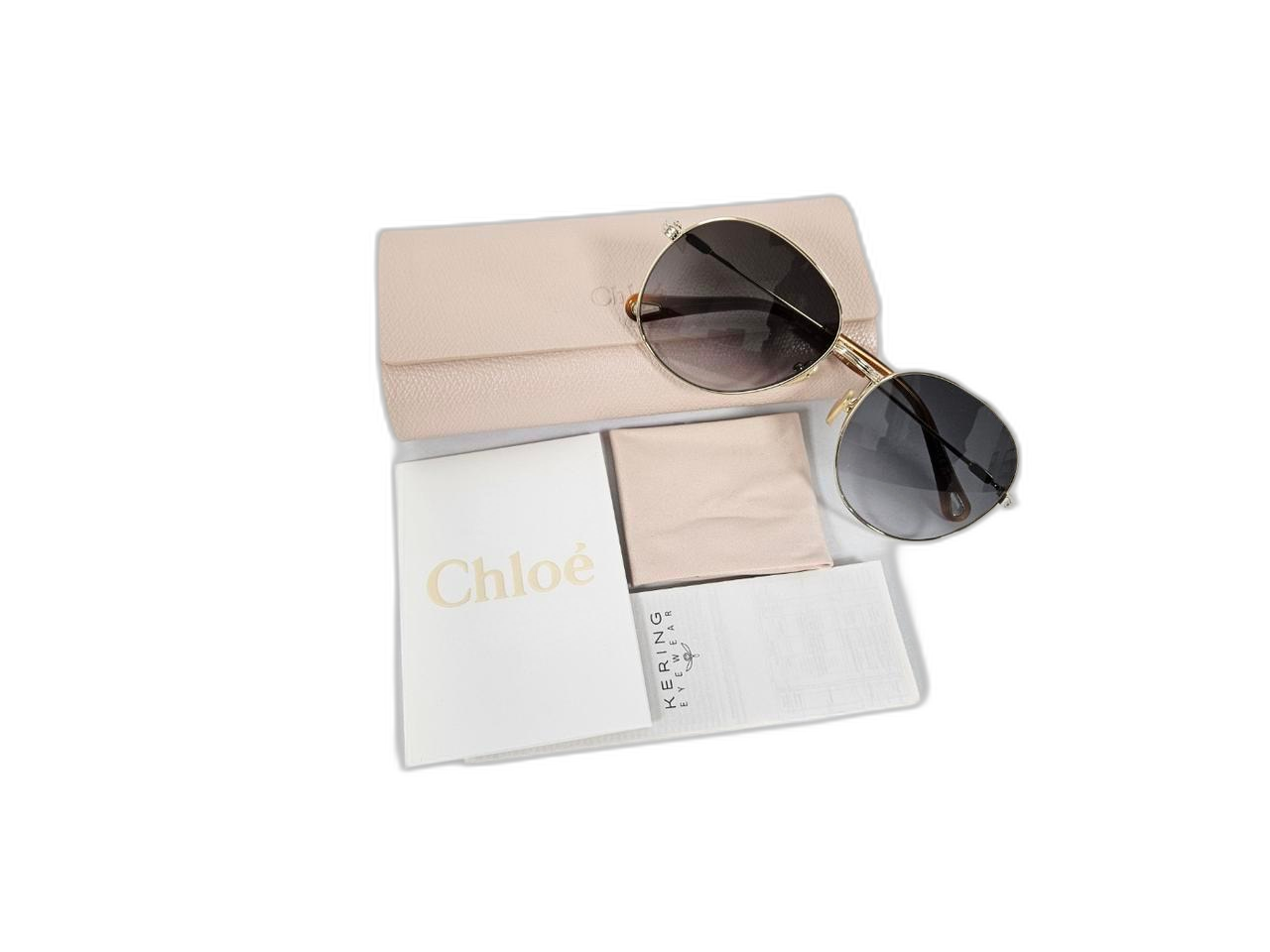 끌로에 명품 골드 라운드 메탈 선글라스[새상품/정품]