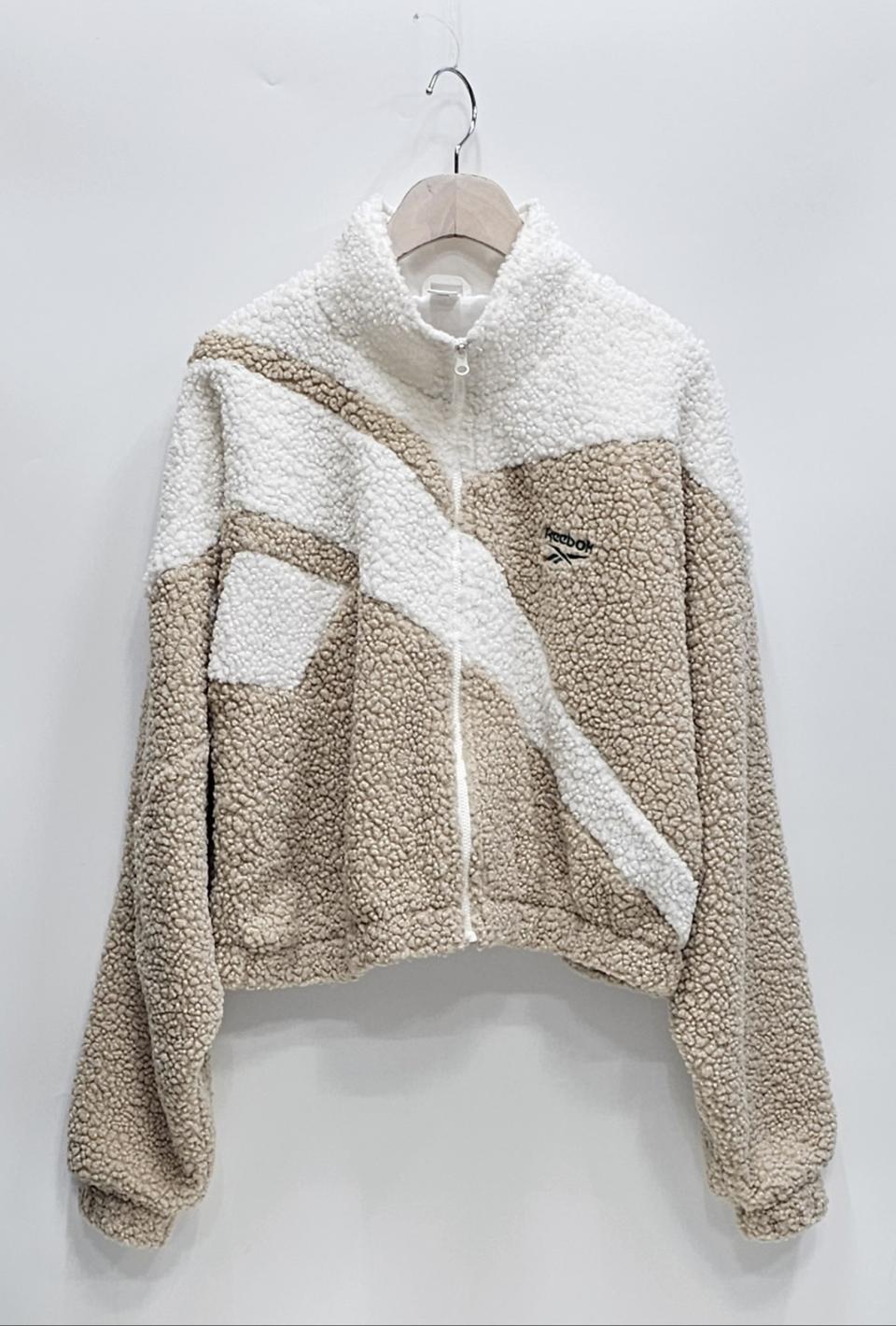 Reebok 리복 셰르파 트랙 뽀글이 집업 점퍼 / 여 S (90)