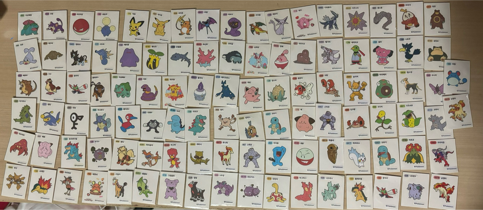 포켓몬 1세대,2세대,러블리 띠부씰 판매