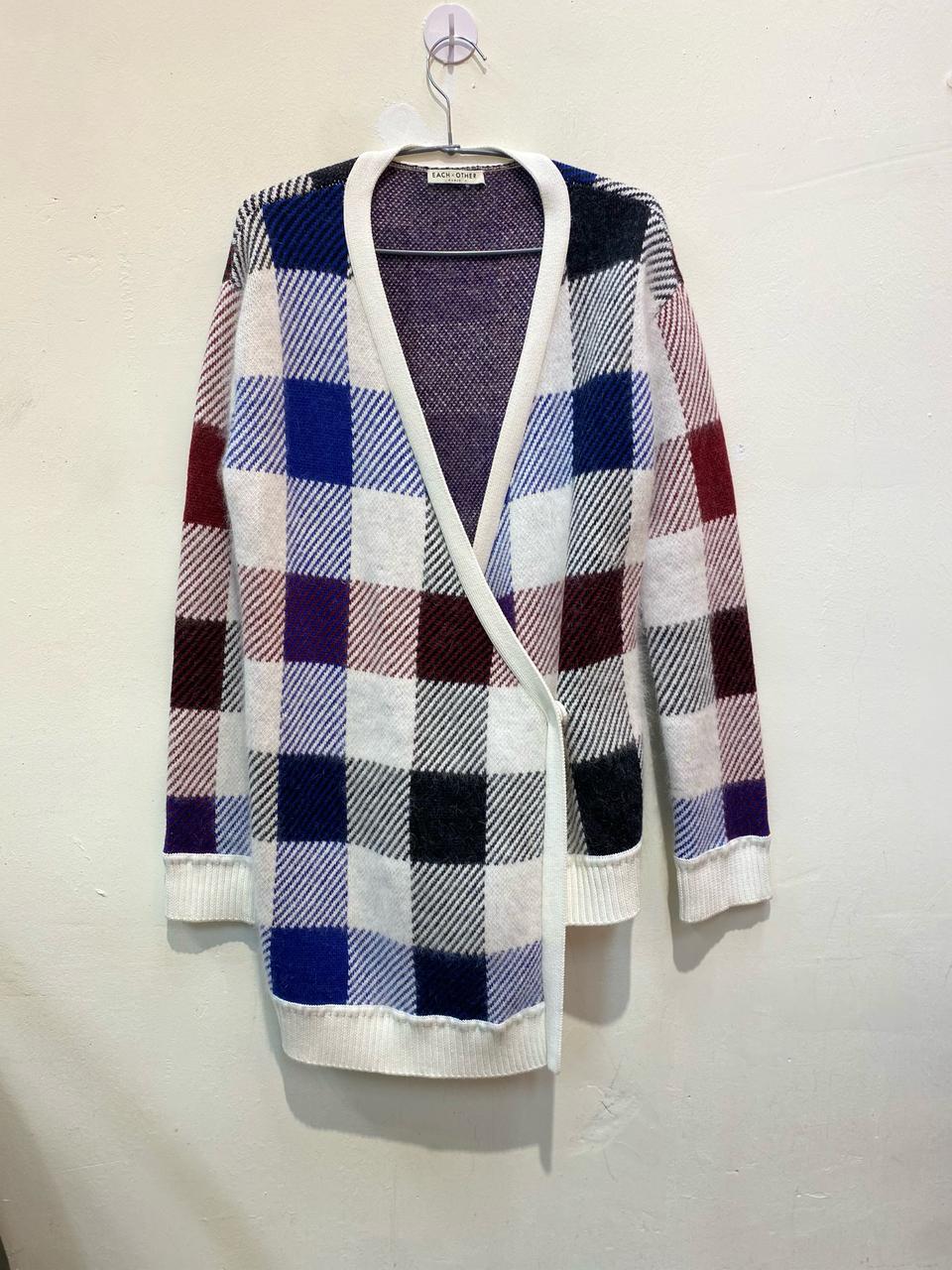 EACH OTHER 프랑스 울/앙고라 니트 가디건