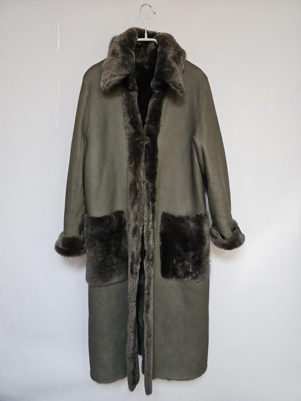 LBL 천연양모 밍크 리버시블 무스탕 66사이즈