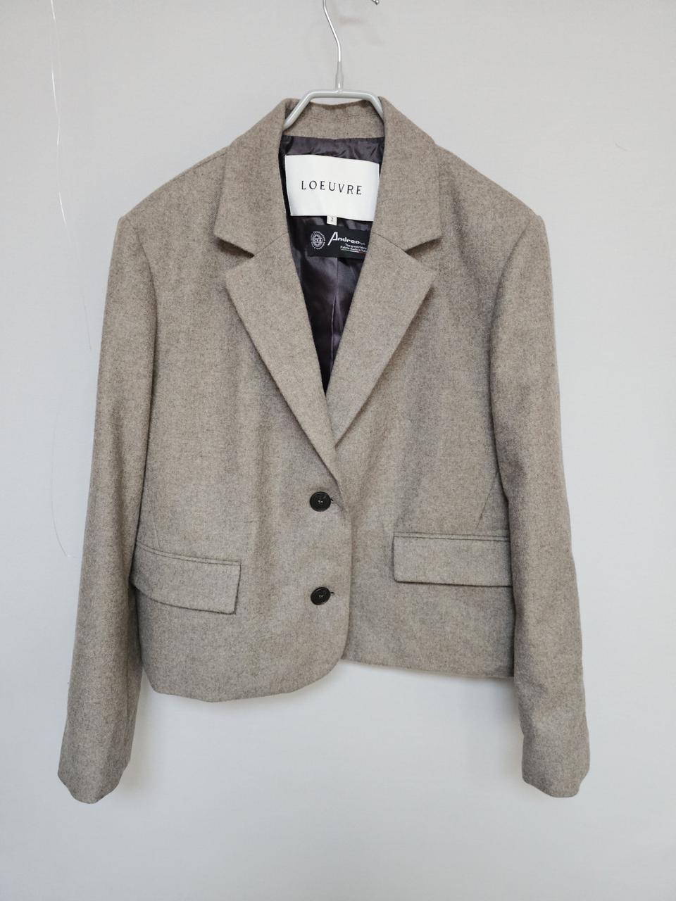 루에브르 싱글 울자켓 2사이즈