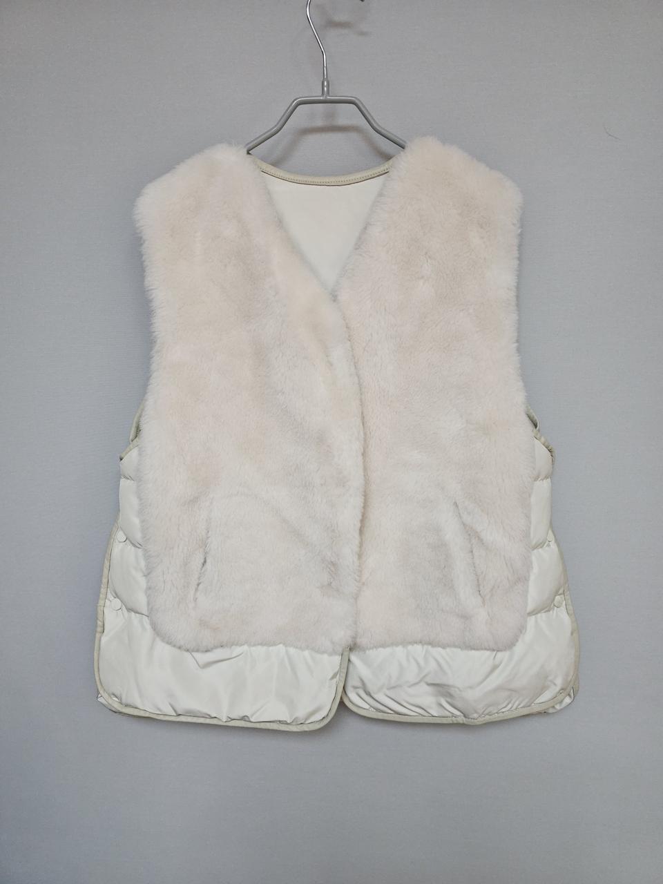 박춘무 블랙 양모 다운베스트 66