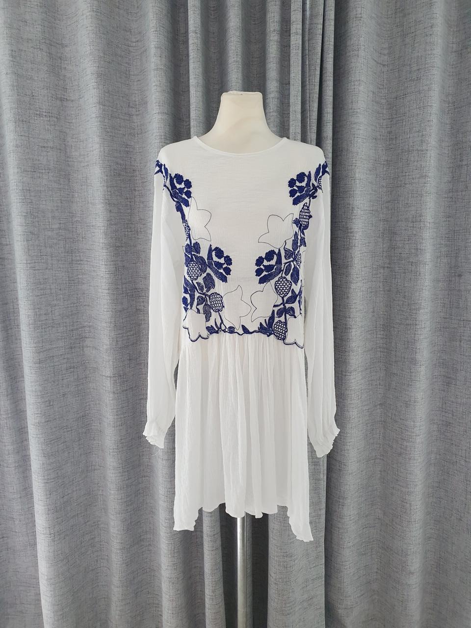 (새상품)봄, 여름, 가을 자수 원피스 55~77