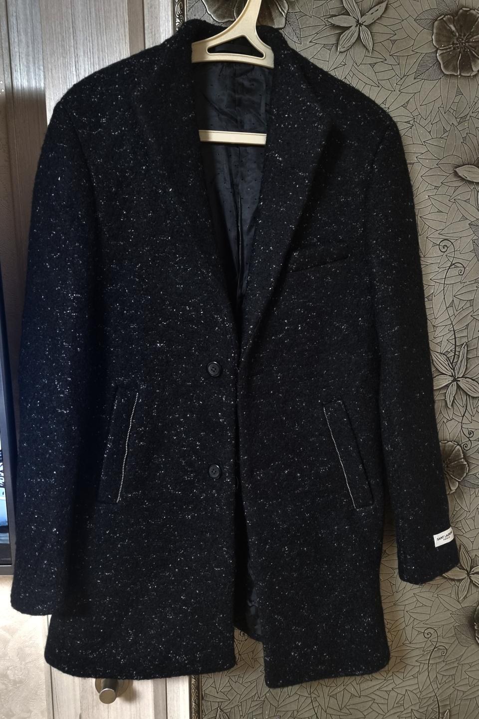 미사용)) 입셍로랑 모직롱자켓 55