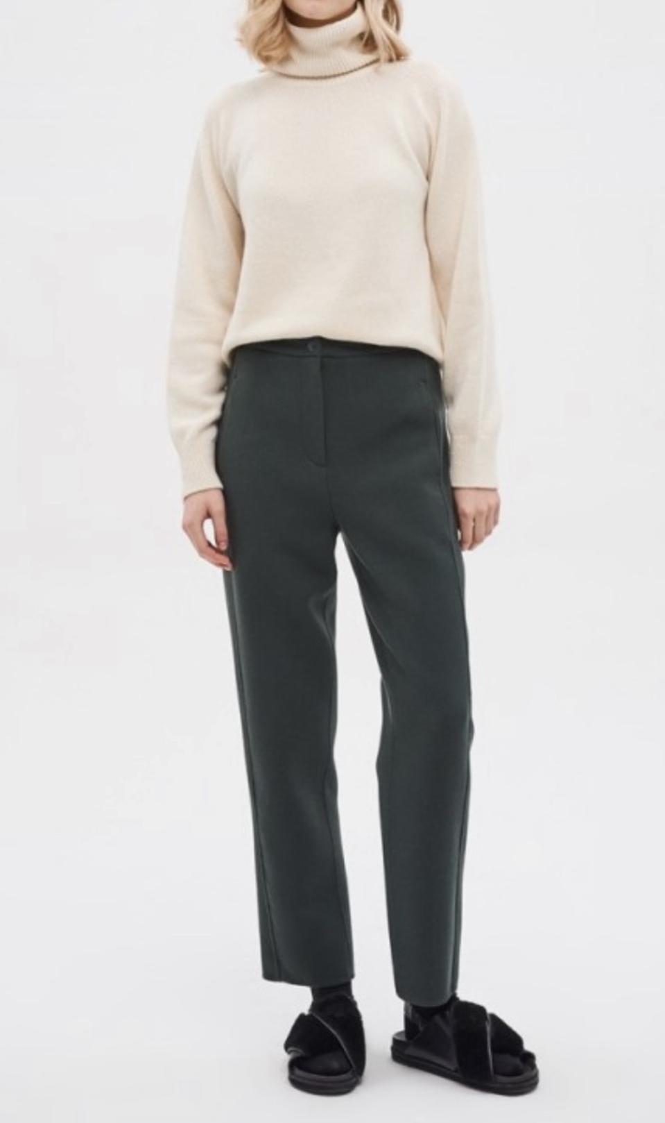 시스템(system) 백 밴딩 팬츠(한섬)