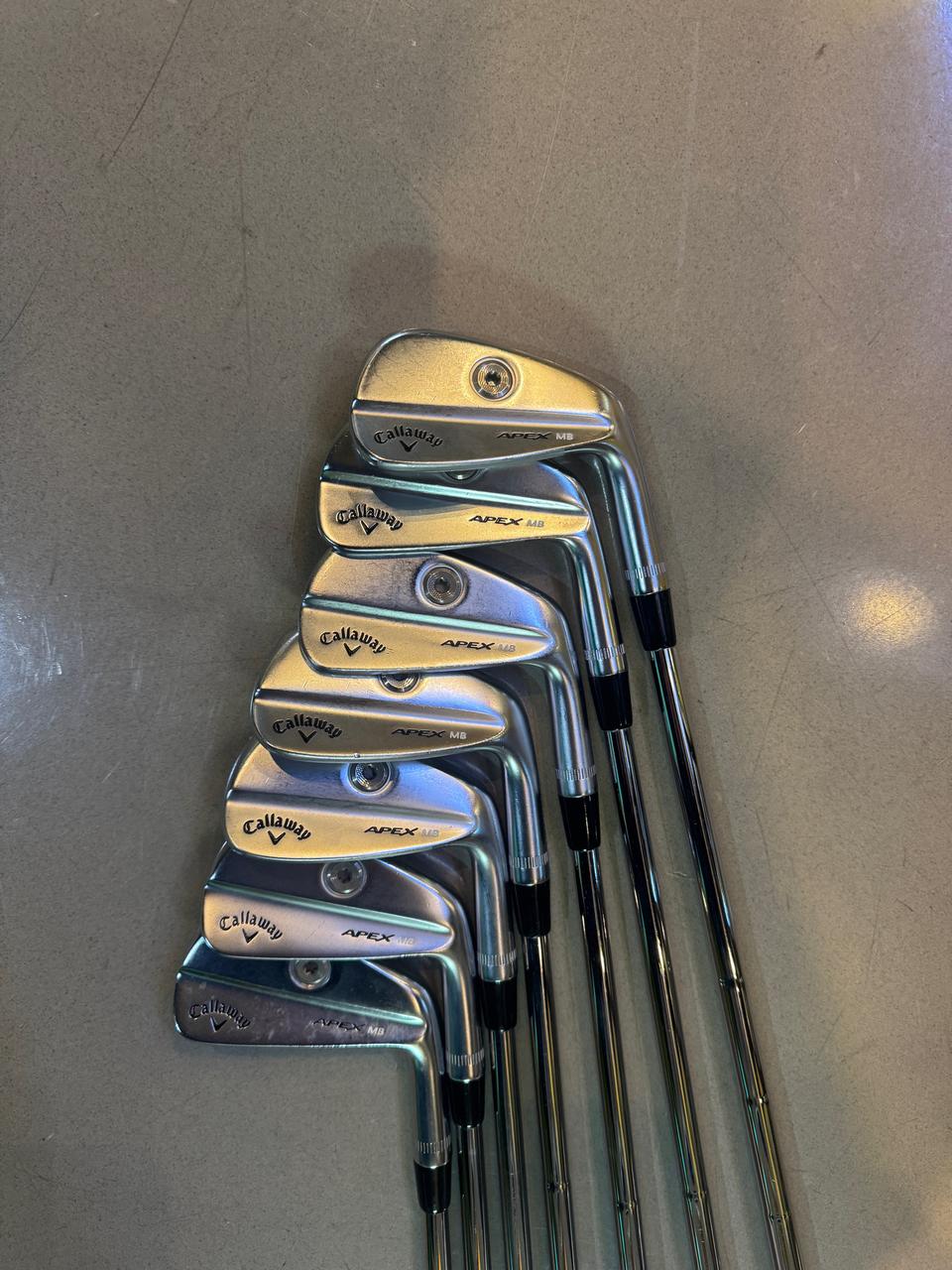 캘러웨이 apex mb 포지드 아이언 세트 다이나믹골드투어이슈 x100