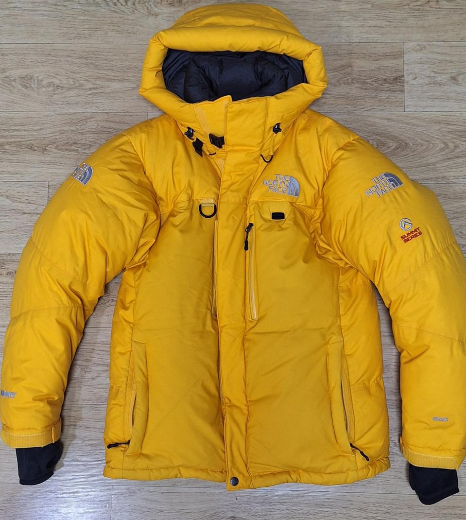 노스페이스 히말라야 패딩 골드옐로우
