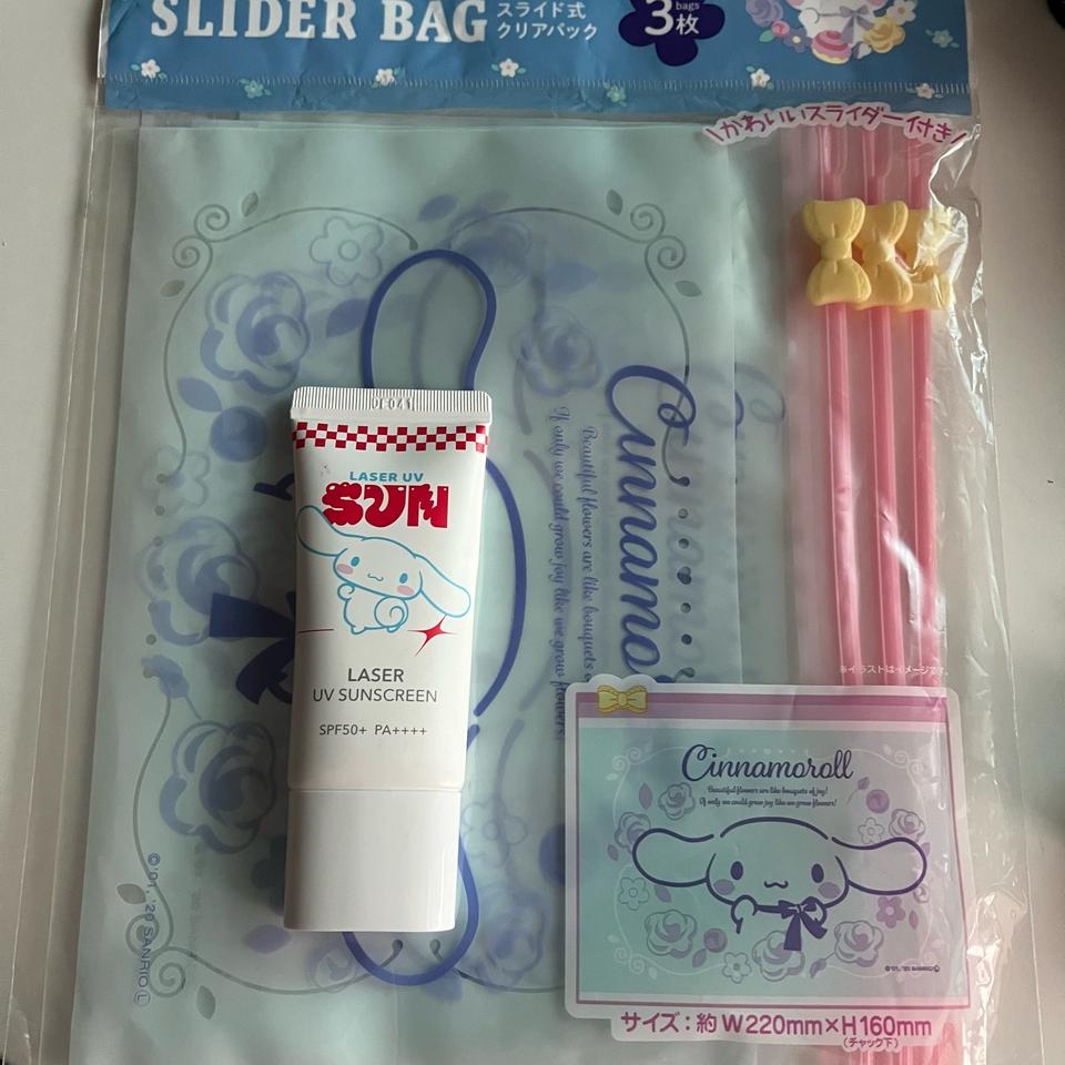 셀퓨전씨 시나모롤 선크림&지퍼백 세트