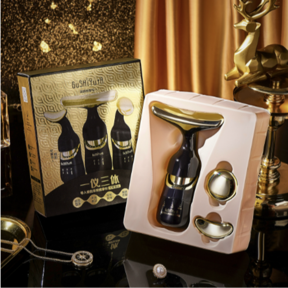 ⛔고주파 얼굴마사지기 본체 +마사지 헤드 3종 얼굴 눈 목 피부 맛사지기